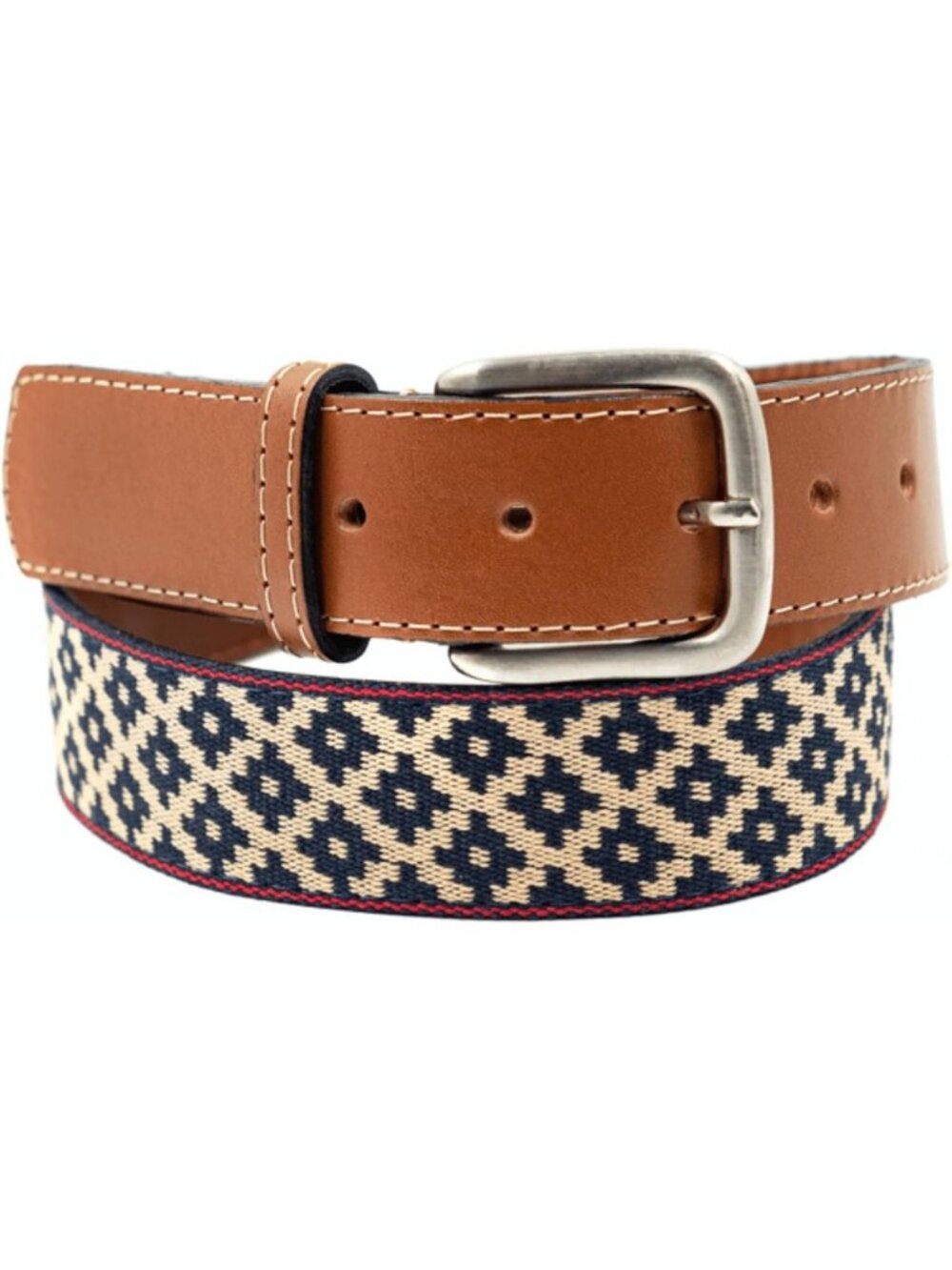 Handmade Woven Leather Golf Belt for Men | Stylish Pampas Polo Design